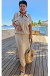 Костюм VITTORIA QUEEN 24413 песочный принт