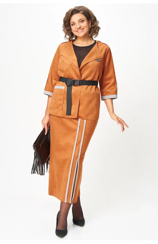 Костюм Michel Chic 1388-1 рыжий