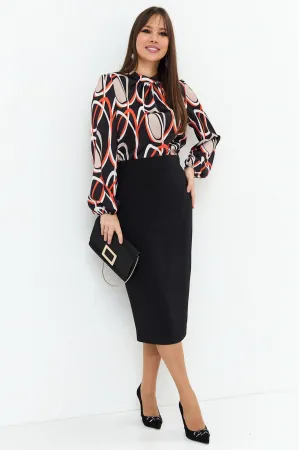 Костюм Магия Моды черный+зеленый