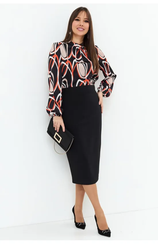 Костюм Магия Моды черный+зеленый