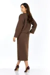 Костюм Милора-стиль 1376 кофе с молоком