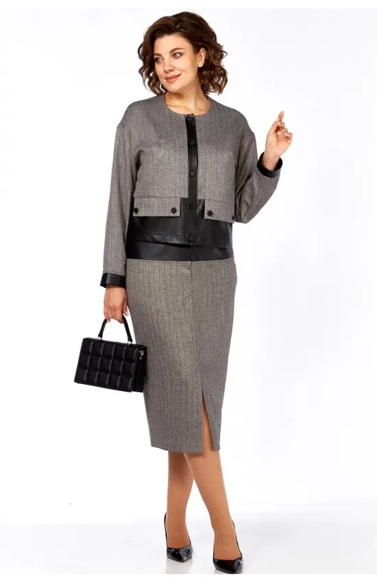 Костюм BAGIRA 1061 Черный+серый Костюм BAGIRA 1061 Черный+серый