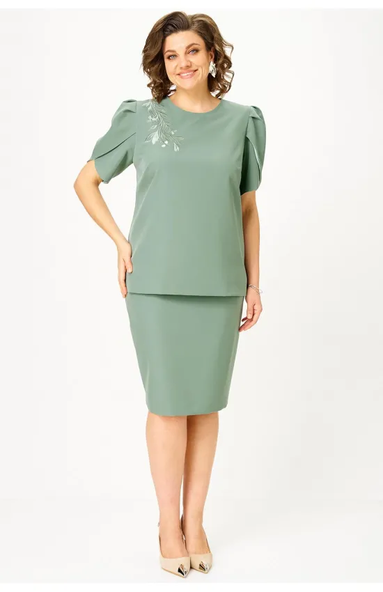 Костюм Vilena fashion 1143 светлая полынь