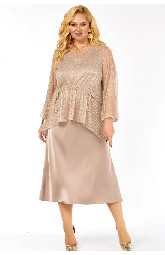 Костюм Элль-стиль 2451 пудра