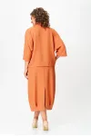 Костюм Кокетка и К 1287 терракотовый