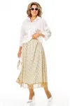 Костюм Anastasia 1322 белый+цветы