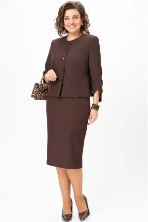 Костюм Vilena fashion 1126 шоколад