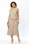 Костюм Mira Fashion 5664 бежевый