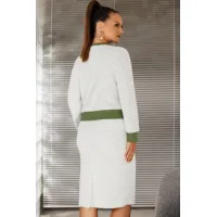 Костюм Галеан Cтиль 903 зеленый орнамент