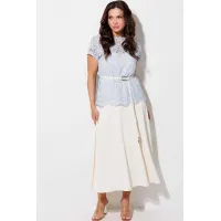 Костюм MisLana 1320 голубой-молочный