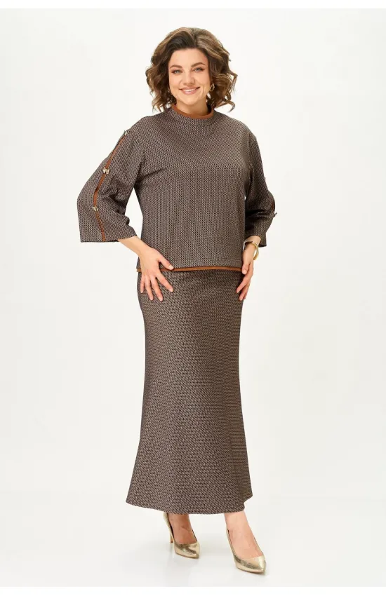 Костюм Svetlana Style 2350 коричневый