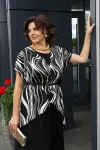 Костюм Alani 2434 черно-белый+черный