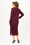Костюм Кокетка и К 1336 бордовый