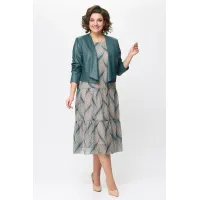 Костюм BAGIRA 936 сине-зеленый оттенок+беж