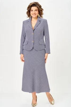 Костюм Svetlana Style 2331 синий_узор