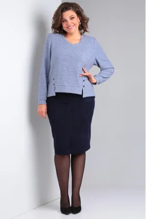 Костюм Тэнси 366 сине-чёрный