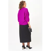 Костюм Michel Chic 1407 пурпурный+черный