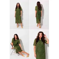 Костюм MisLana 1307 зеленый