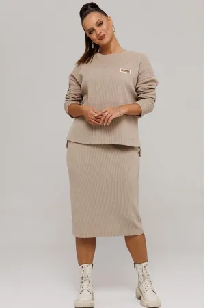 Костюм Галеан Cтиль 990 бежевый