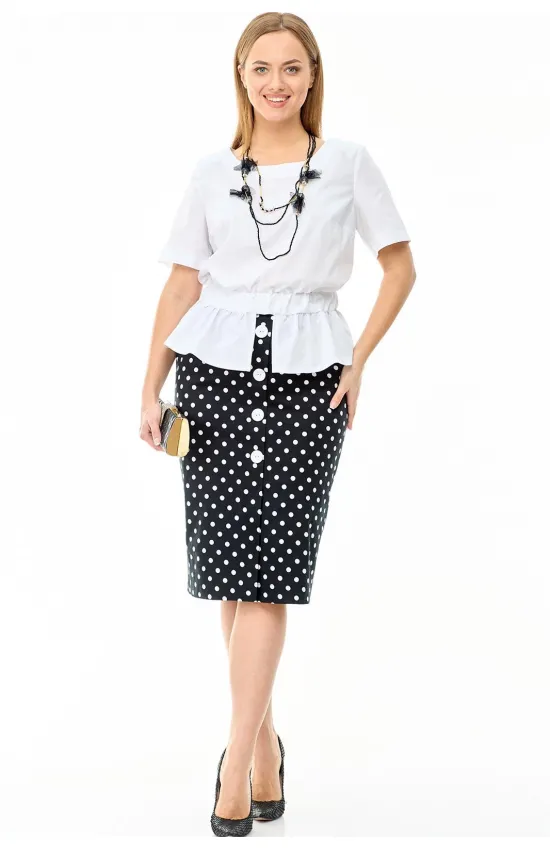 Костюм Taita plus 2305 белый+темные тона