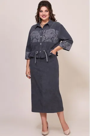 Костюм Mira Fashion 5566 серый