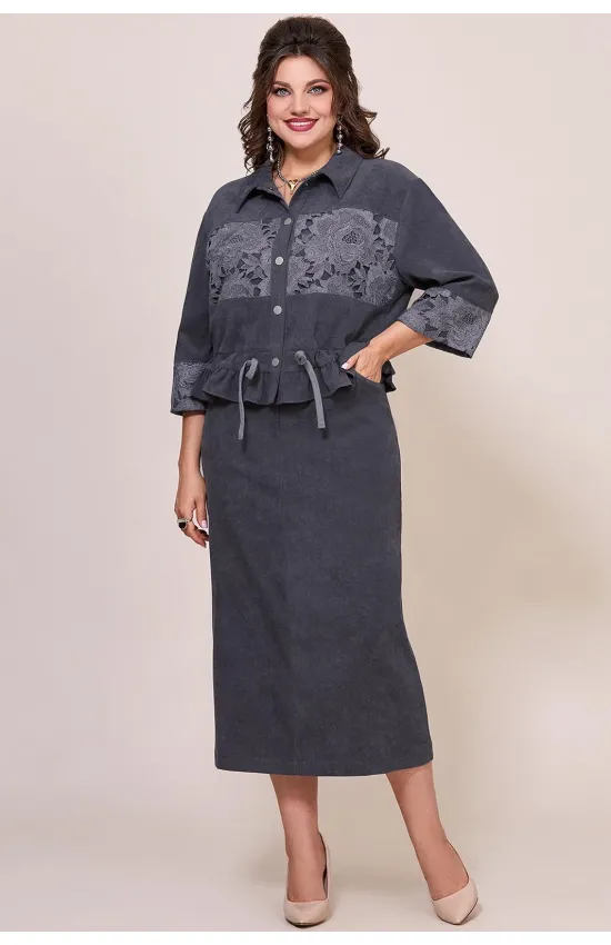 Костюм Mira Fashion 5566 серый