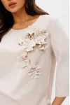 Костюм MisLana 1202 бежевый