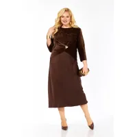 Костюм Элль-стиль 2452 шоколад