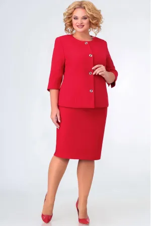 Костюм Swallow 653-1 rарминово-красный