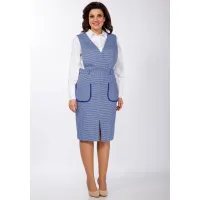 Костюм Vilena fashion белый+зеленый