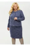 Костюм YOUR SIZE 2266/164 Синий с добавлением бежевых нитей
