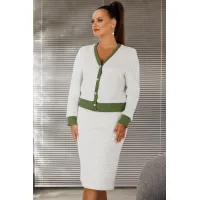 Костюм Галеан Cтиль 903 зеленый орнамент