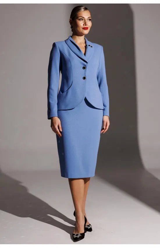 Костюм Мода-Юрс 25-2942 голубой