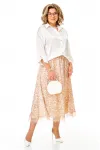 Костюм Anastasia 1322 белый+карамель