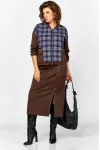 Костюм Lady Secret 25220 Клетка+ Шоколадный