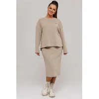 Костюм Галеан Cтиль 990 бежевый