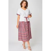 Костюм 2225 красная полоска