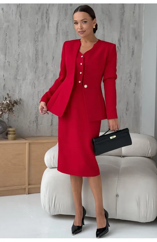 Костюм DilanaVIP 2106 красный