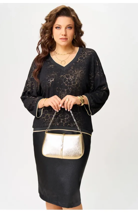 Костюм FITA 3151 Ираида черно-золотистый