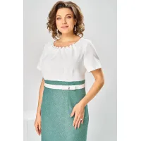 Костюм Romanovich 3-2697 белый/зелень