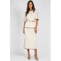 Костюм Vizavi 801 молочный с меланжем