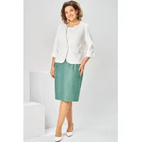 Костюм Romanovich 3-2697 белый/зелень