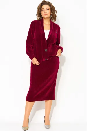 Костюм Лилиана 1487 винный