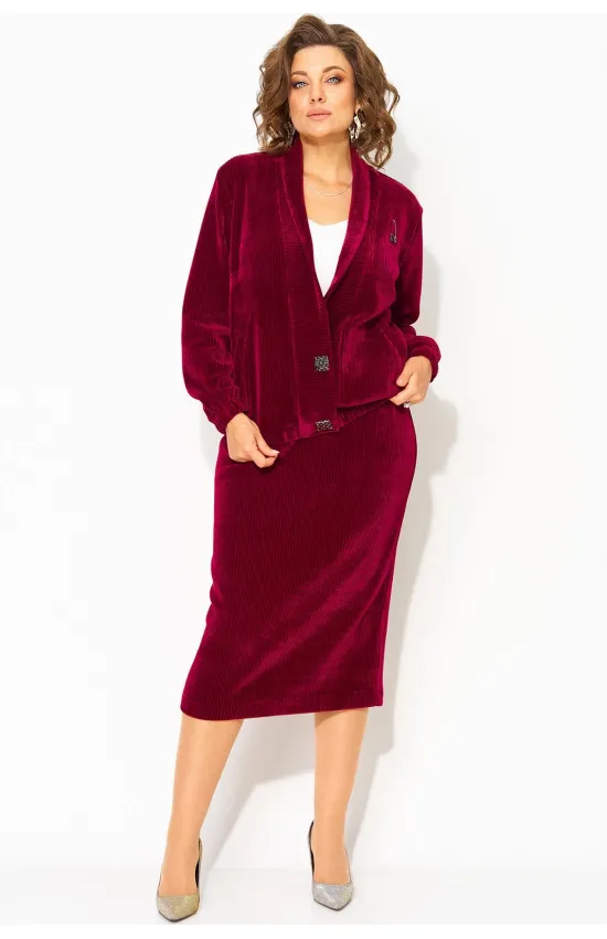 Костюм Лилиана 1487 винный