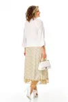 Костюм Anastasia 1322 белый+цветы