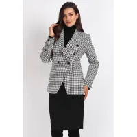 Костюм МиА Мода 1505 черный+белый