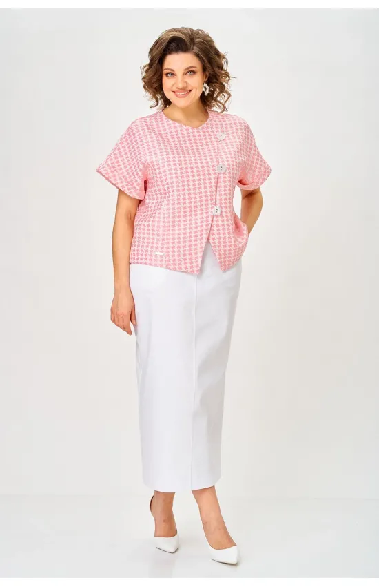 Костюм Michel Chic 1422 шелковая пудра