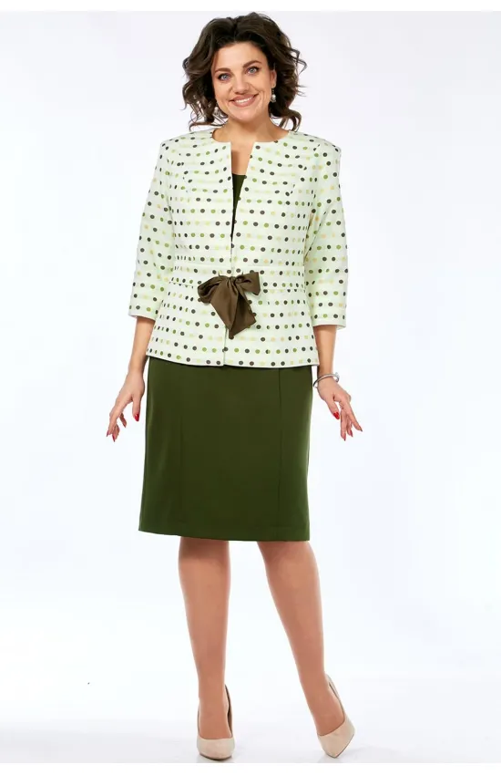 Костюм Lady Style Classic 2665 Зеленые тона