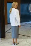 Костюм Alani 2383 белый /серый