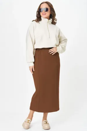 Костюм Карина Делюкс М-1394молочный молочно-коричневый